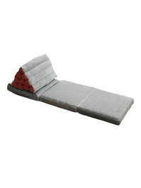 Atelier Del Sofa Katlanan Cojín de Terciopelo Azul, Suave y Elegante, Ideal para Sofá o Cama, 55x55x60 cm
